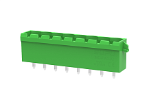 MC-PA5.0H03-D Разъём штекерный MC, угл. конт.,шаг 5.0мм,3 конт.с защ.,зел., шт | код MC-PA5.0H03-D | SUPU