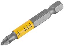 Биты кованые сталь S2 односторонние 50 мм PZ1 Профи 2 шт блистер | код 57514 | FIT