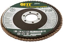 Круг лепестковый торцевой, 115 мм Р 100 | код 39545 | FIT