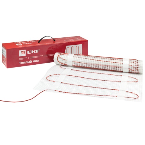 Теплый пол (мат нагревательный) "Уют" 8 кв,м, 1200 Вт PROxima | код nm2-1200-8 | EKF Теплый пол (мат нагревательный) "Уют" 8 кв,м, 1200 Вт PROxima | код nm2-1200-8 | EKF