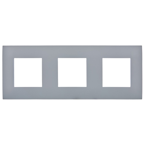 SKANDY Рамка 3-мест. SK-F03Gr сер. IEK | код SK-M32-K03 | IEK фото 3