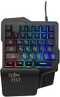 Игровой блок Оклик 701G IRON FIST черный USB for gamer LED (подставка для запястий) (1196590) | код 1196590 | Oklick