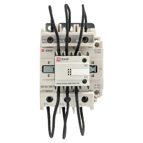 Контактор для конденсатора КМЭК 40квар 400В 2NО+1NC PROxima | код ctrk-s-95-40-400 | EKF фото 3