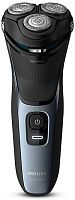 Бритва роторная Philips S3133/51 реж.эл.:3 питан.:аккум. черный | код 1989298 | PHILIPS