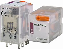 Реле электромеханическое ERM2-024AC 2p | код 002473002 | ETI