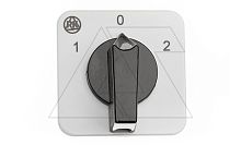 Переключатель BS 16 53 U, 3P, 20A, тип 1-0-2 (60°), 3NO на 1_2, на дверь, фронт IP40 | код EAC602366R | Rade Koncar