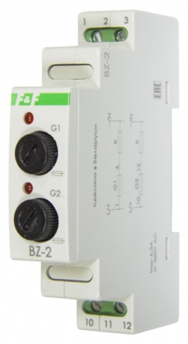 Блок защиты BZ-2 6,3A 230В IP20 Евроавтоматика F&F | код EA09.001.002 | ЕВРОАВТОМАТИКА ФиФ