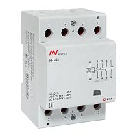 Контактор модульный КМ 40А 3NO+1NC 230VAC (3 мод.) AVERES EKF | код km-av-3-40-31-230V | EKF