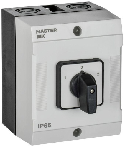 Переключатель кулачковый в боксе стандартная рукоятка 63А схема 53 | код MI-CS20-063-053 | IEK Переключатель кулачковый в боксе стандартная рукоятка 63А схема 53 | код MI-CS20-063-053 | IEK