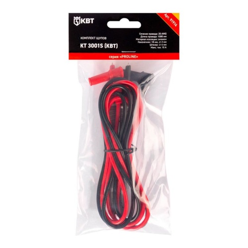 Комплект щупов КТ 3001S серия PROLINE | код 91914 | КВТ фото 5 Комплект щупов КТ 3001S серия PROLINE | код 91914 | КВТ фото 5