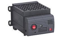 Нагреватель PPH 1000W полупроводниковый в пластик. корпусе с вентилятором, выкл. и термостатом, 230VAC, винт. клемма, на дин-рейку/панель | код 02PPH1000230 | Natclic