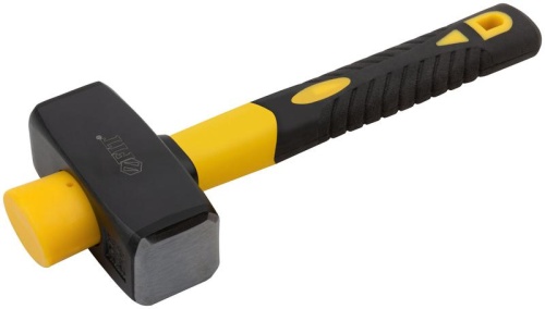 Кувалда кованая Профи 1кг фибергласовая усилен. ручка FIT 45221 фото 2