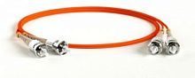 Патч-корд оптический TWT, PVC, дуплексный, ST/PC-ST/PC, MM 50/125, 1.0 м | код TWT-2ST-2ST/OM2-1.0 | TWT