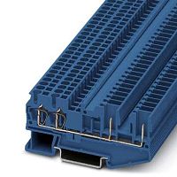 Проходные клеммы ST 2,5-QUATTRO/2P BU | код 3040669 | PHOENIX CONTACT