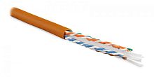 Кабель витая пара U/UTP кат.6 4х2х23AWG solid LSZH нг(А)-HF UUTP4-C6-S23-IN-LSZH-OR-305 оранж. 305м | код 47461 | Hyperline