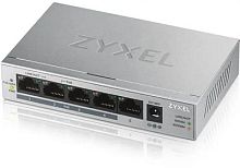 Коммутатор Zyxel GS1005HP-EU0101F (L2) 5x1Гбит/с 4PoE+ 60W неуправляемый | код 1121317 | Zyxel