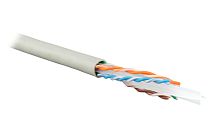 Кабель LANMASTER UTP, 4 пары, кат. 6, с перегородкой, 550Mhz, LSZH, серый, 305 м | код LAN-6EUTP-LSZH-GY | LANMASTER