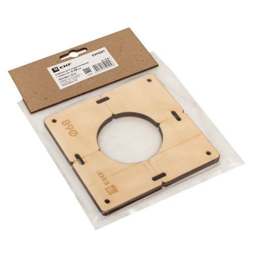 Шаблон для подрозетников c 1 отв, диам, 68 мм Expert | код sh-d68-1 | EKF фото 3