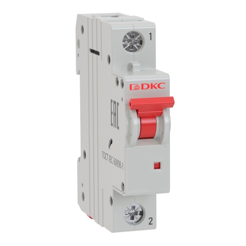 Выключатель автоматический модульный YON MD63 1P 2А C 10kA | код MD63-1C2-10 | DKC Выключатель автоматический модульный YON MD63 1P 2А C 10kA | код MD63-1C2-10 | DKC