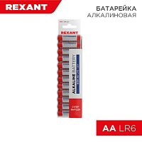Алкалиновая батарейка AA/LR6 экономичная упаковка 24 шт. REXANT | код 30-1024 | REXANT