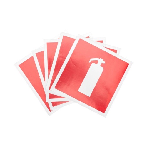 Наклейка Огнетушитель 200х200 мм, | код 56-0051 | REXANT фото 2