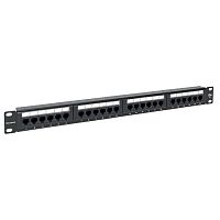 Патч-панель 19дюйм 1U кат.5E UTP неэкранир. 24 порта RJ45 110 IDC TERACOM | код TRC-PPNL-5EUTP-1U24 | EKF