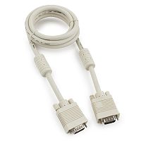 Кабель VGA Premium Cablexpert CC-PPVGA-6, 15M/15M, 1.8м, двойной экран, феррит.кольца, пакет | код CC-PPVGA-6 | Cablexpert