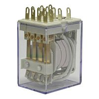 Электромагнитное реле RUICHI 4453(18F)-4 (HH54P) 24VDC 5А, 4C: 4PDT | код 59139 | Ruichi