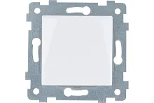 Мария выключатель одноклавишный скрытой установки С110-437, белый | код 110025 | Кунцево-Электро