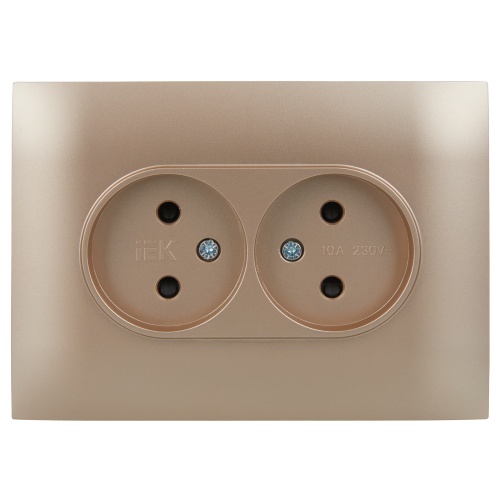 SKANDY Роз. 2-я без з/к с з/ш 10А сб. SK-R09Sa песоч. IEK | код SK-R23-10-K98-F | IEK фото 2