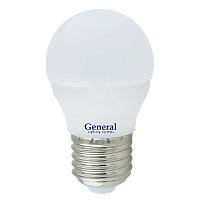 Лампа светодиодная GLDEN-G45F-B-7-230-E27-3000 | код 660199 | GENERAL