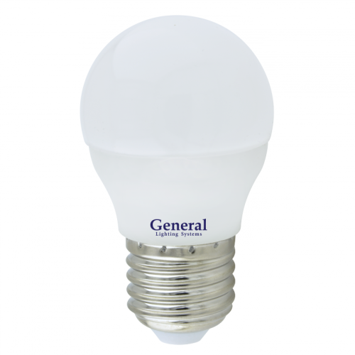 Лампа светодиодная GLDEN-G45F-B-7-230-E27-3000 | код 660199 | GENERAL