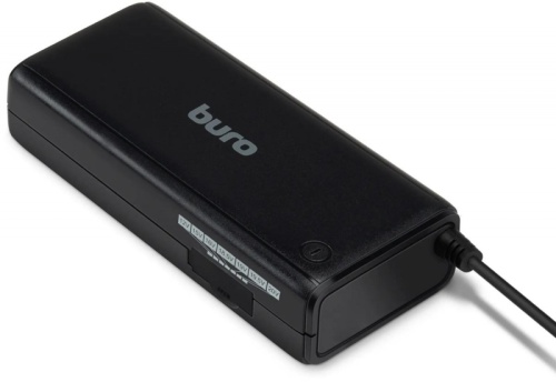 Блок питания Buro BUM-1187H90 ручной 90W 12V-20V 11-connectors от бытовой электросети LED индикатор | код 825359 | BURO