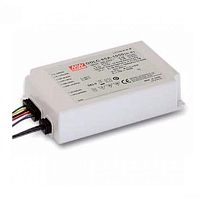 Источник питания AC-DC, 57.6Вт, вход 180…295В AC, 47…63Гц/125…417В DC, ККМ, выход 24В/2.4А, изоляция 3750В AC, в кожухе IP67 121х77х28.5мм, -20…+85С (корпус), димминг 0...10 В/ШИМ | код ODLV-65-24 | MeanWell