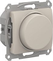GLOSSA СВЕТОРЕГУЛЯТОР (диммер) повор-нажим, LED, RC, 400Вт, мех., МОЛОЧНЫЙ | код GSL000923 | Systeme Electric