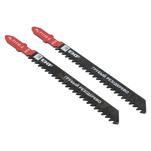 Пилка для электролобзика T111C (грубый рез по дереву)(HCS) (уп.2шт) Master | код pl-t111c-2 | EKF фото 2