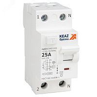 Выключатель дифференциального тока (УЗО) без защиты от сверхтоков 2П 40А 30мА AС 4,5кА OptiDin DM63-2240-AC-4,5-УХЛ4 | код 343889 | КЭАЗ