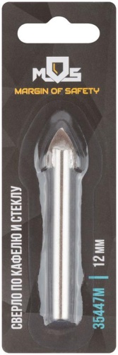 Сверло по кафелю и стеклу 12 мм | код 35447М | MOS фото 3