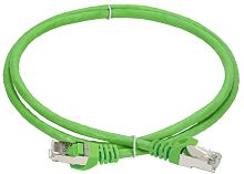 ITK Коммутационный шнур кат.6A S/FTP LSZH 1м standart 50мкд зеленый | код PC02-C6ASL-1M-SC-HC | IEK