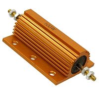 Мощные постоянные резистор RX24 100W 5% 20R, алюминиевый корпус | код 94154 | Ruichi