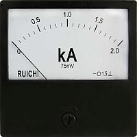 Амперметр RUICHI М42300 2КА (Аналог), щитовой | код 76411 | Ruichi