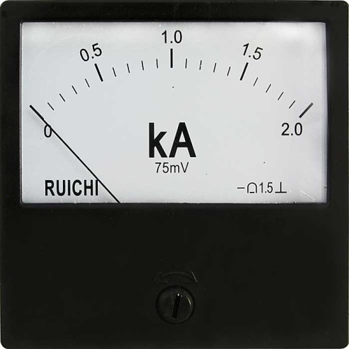 Амперметр RUICHI М42300 2КА (Аналог), щитовой | код 76411 | Ruichi