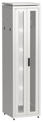ITK LINEA N 47U 600х600мм распаш. перф. дв. задн. перф. сер. | код LN35-47U66-2PP | ITK by IEK