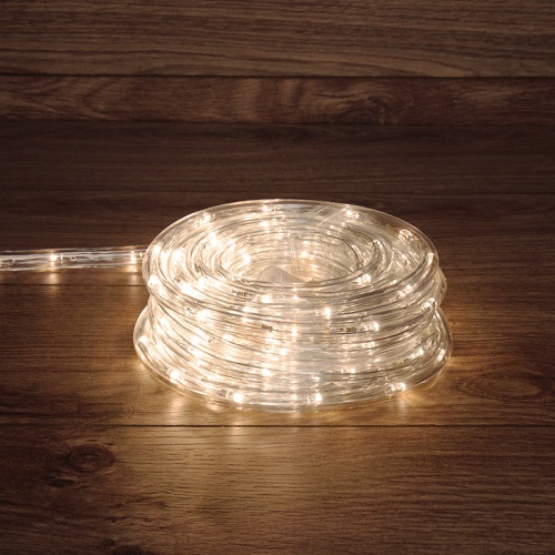 Дюралайт LED, свечение с динамикой (3W), 24 LED/м, ТЕПЛЫЙ БЕЛЫЙ, 14м | код 121-326-14 | NEON-NIGHT