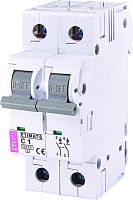 Автоматический выключатель ETIMAT 6 2p C 1A (6kA) | код 002143504 | ETI