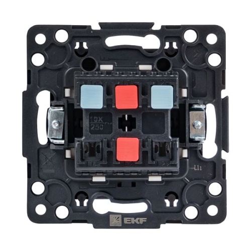 Стокгольм Механизм Выключателя 2-кл, 10А черный PROxima | код EZV10-023-10 | EKF фото 5