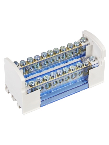 Шина на DIN-рейку (кросс-модуль) ШНК 2х11 L+PEN | код YND10-2-11-050 | IEK фото 5