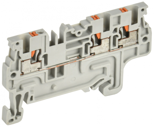 Колодка клеммная CP-MC 3 вывода 1,5мм2 серая IEK | код YCT22-00-3-K03-001 | IEK