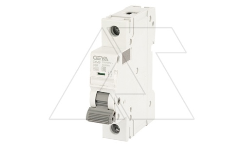 Авт. выключатель GYM9-1P-50D, 1P, 50A, хар-ка D, 6kA, 1M | код GYM91P50D | GEYA