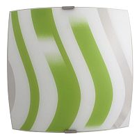 Светильник НПБ 09-60-003 М83 "Колорика Аделайн" 300х300 матов. бел./зел./клипсы штамп метал. (инд. упак.) Элетех 1005209268